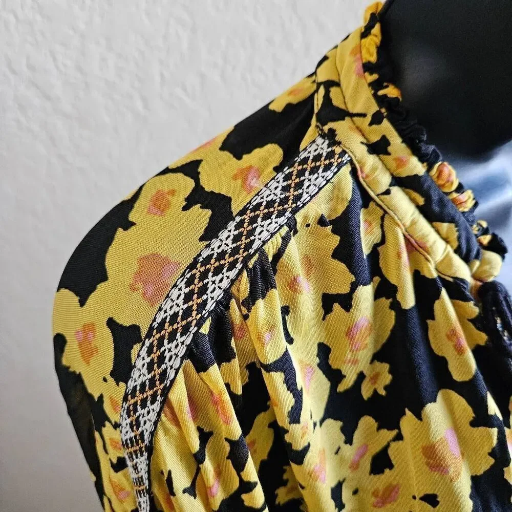 Free People Love Letter Tunic Mini Dress